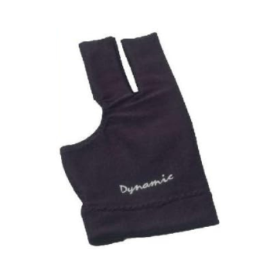 Billard, Handschuh, Dynamic Deluxe 2, 3-Finger offen, schwarz (für linke Hand)